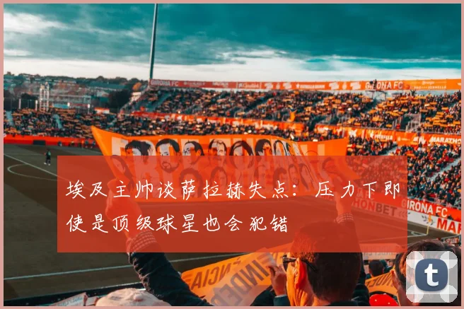 埃及主帅谈萨拉赫失点：压力下即使是顶级球星也会犯错