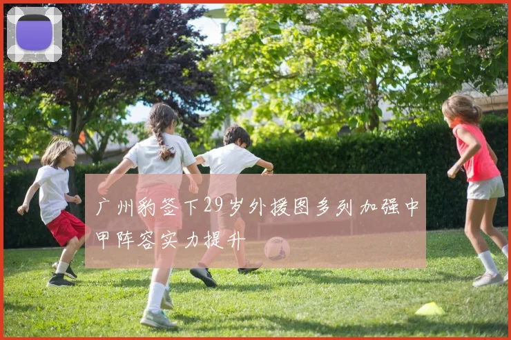 广州豹签下29岁外援图多列加强中甲阵容实力提升