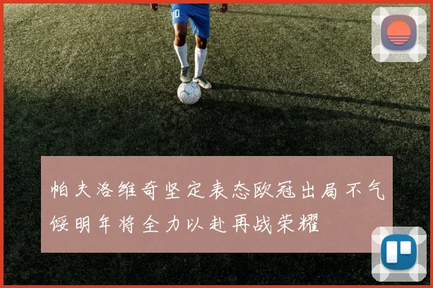 帕夫洛维奇坚定表态欧冠出局不气馁明年将全力以赴再战荣耀